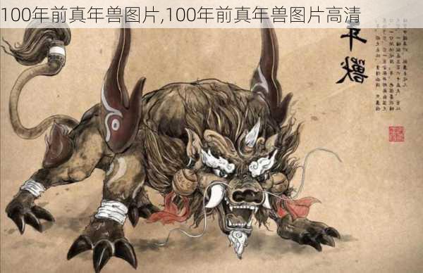 100年前真年兽图片,100年前真年兽图片高清